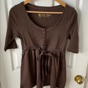 Victoria’s Secret Vintage Women's Brown Top